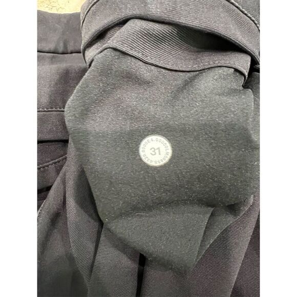 Lululemon Men's Commission Pant Black Slim Fit Dress Pants Size 31 - Picture 4 of 4